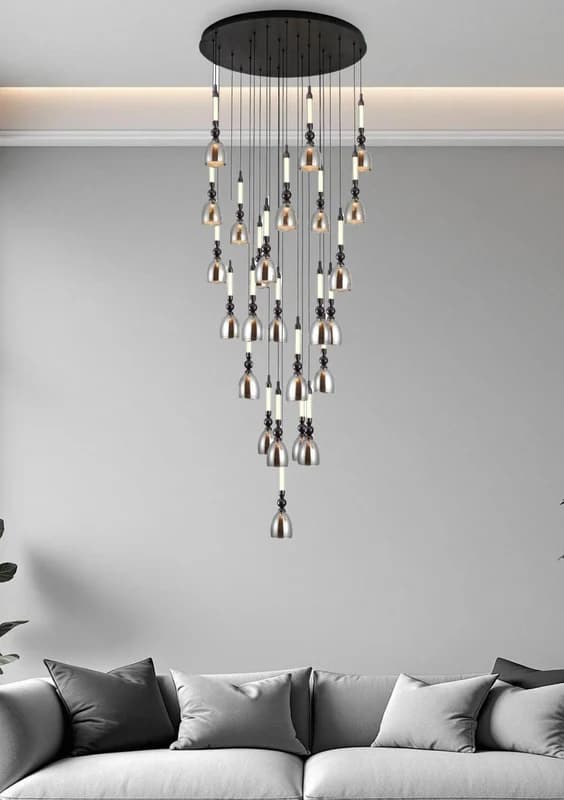 ArtELux Aluminum + Glass + Iron + Acrylic Hanging Light ALH-10027