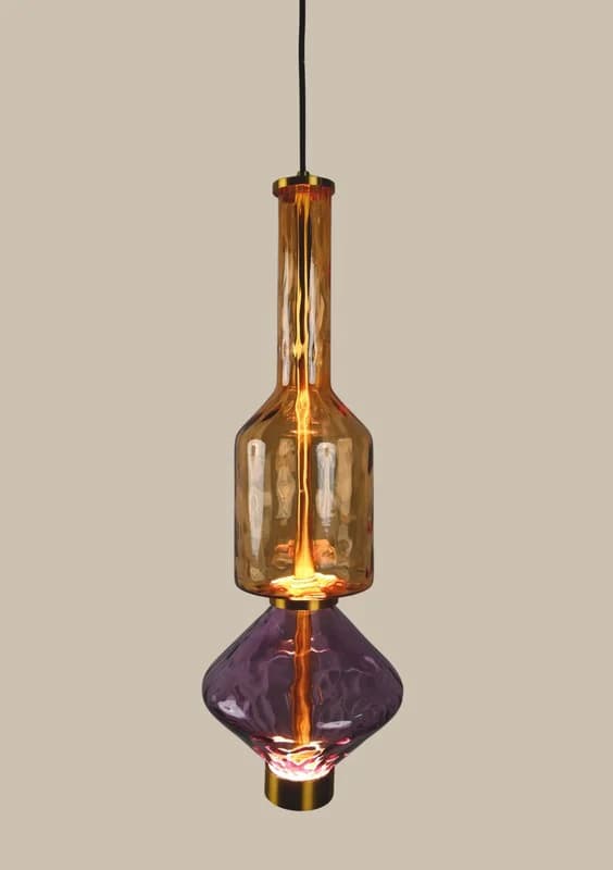 ArtELux Metal + Glass Hanging Light ALH-5339, view 1