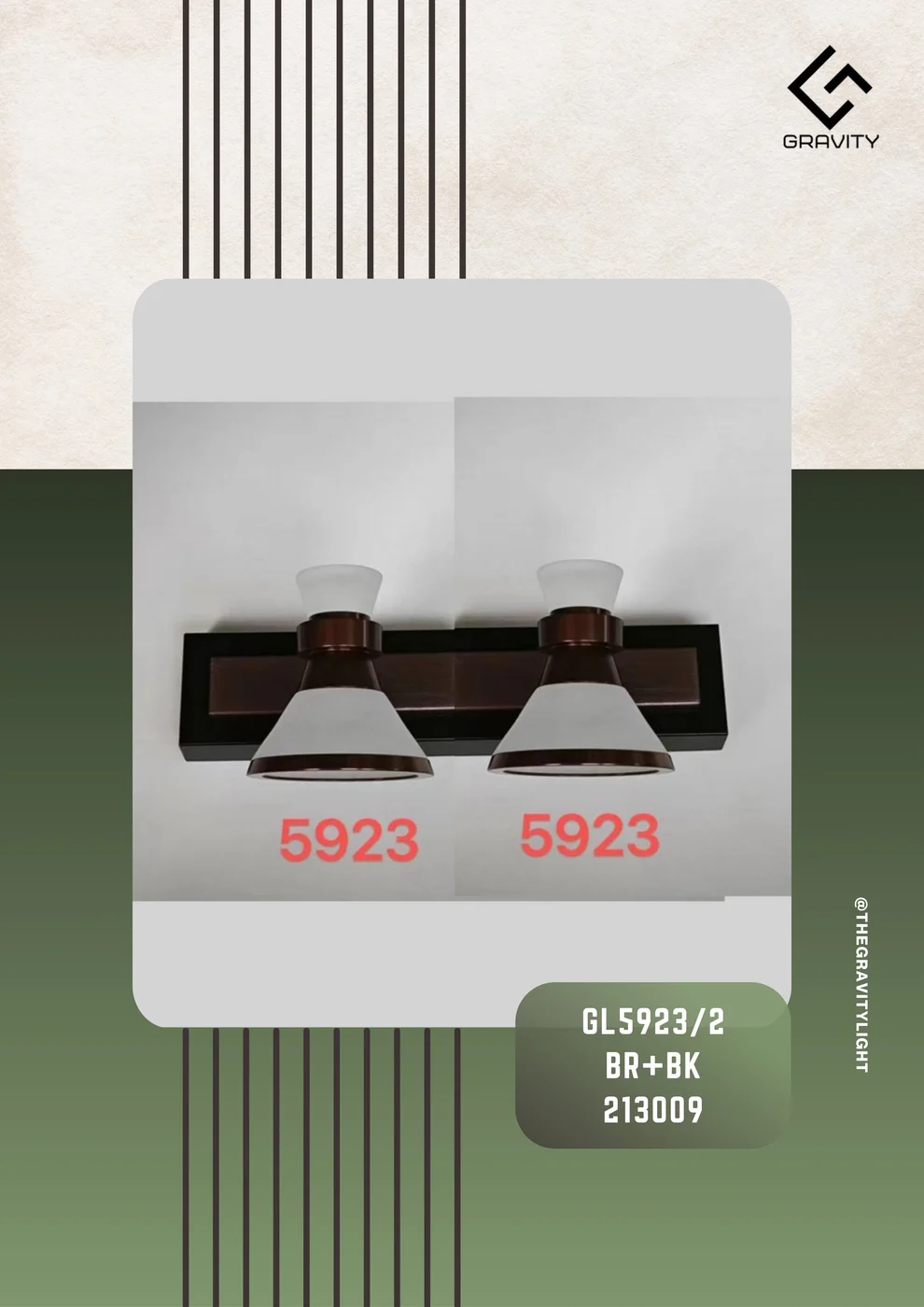 GravityDecorative Picture Light GL5923/2