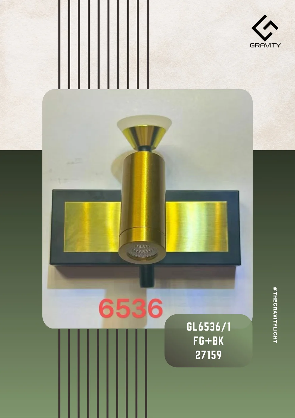 GravityDecorative Picture Light GL6536/1, view 1