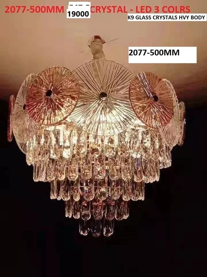 LightHouse Jhoomer 2077-500MM - Crystal, LED 3 Colours