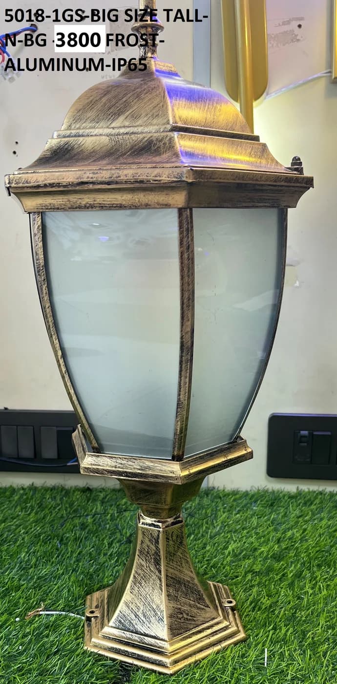 LightHouse Table Lamp 5018-1GS - Big Size Tall, N, Bg, Frost, Aluminum, Ip65, view 1
