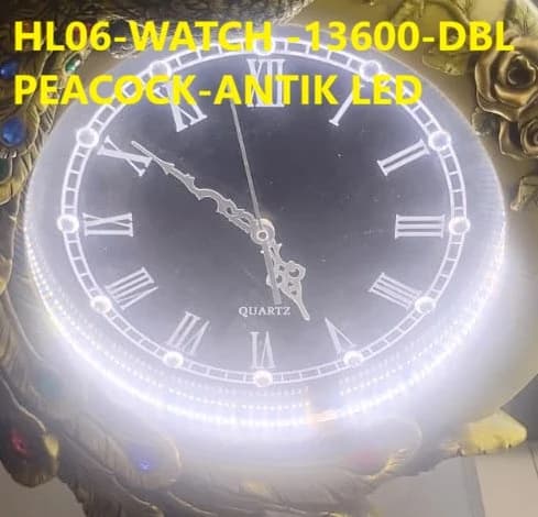 LightHouse Table Lamp HL06 - Watch, Dbl Peacock, Antik Led, view 1